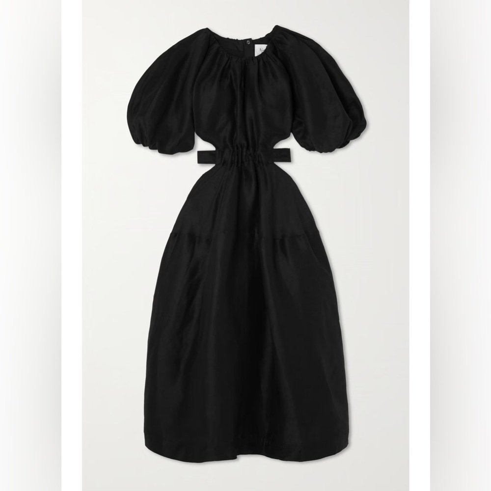 AJE Mimosa Cut Out Linen Dress - Picture 3 of 3